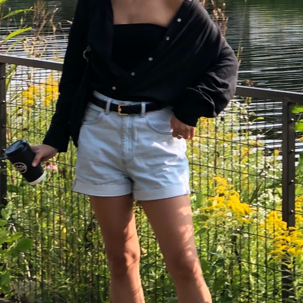 Denim shorts